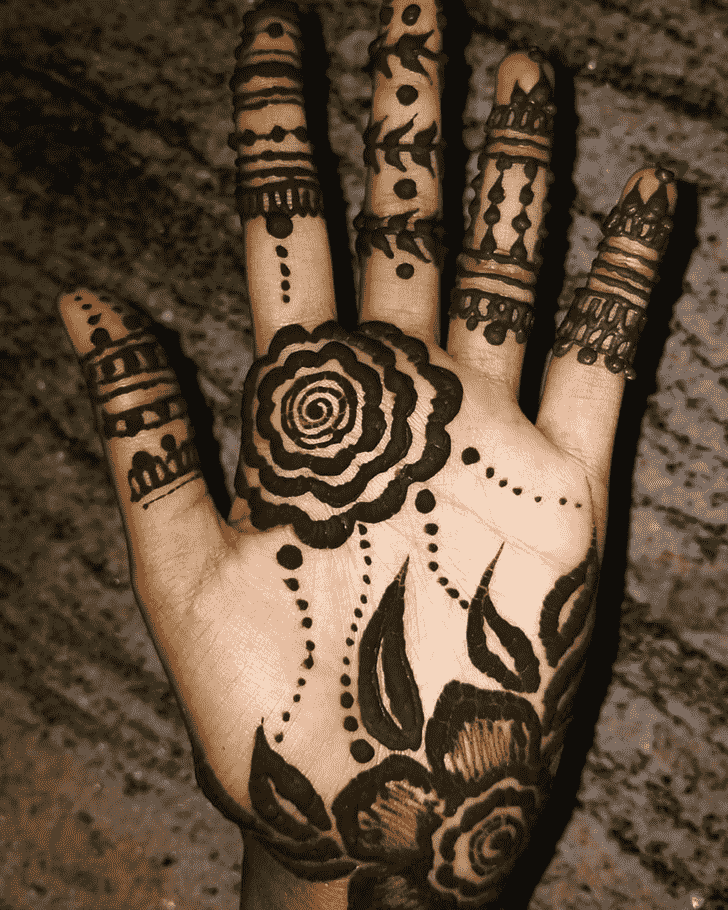 Grand Pongal Henna Design