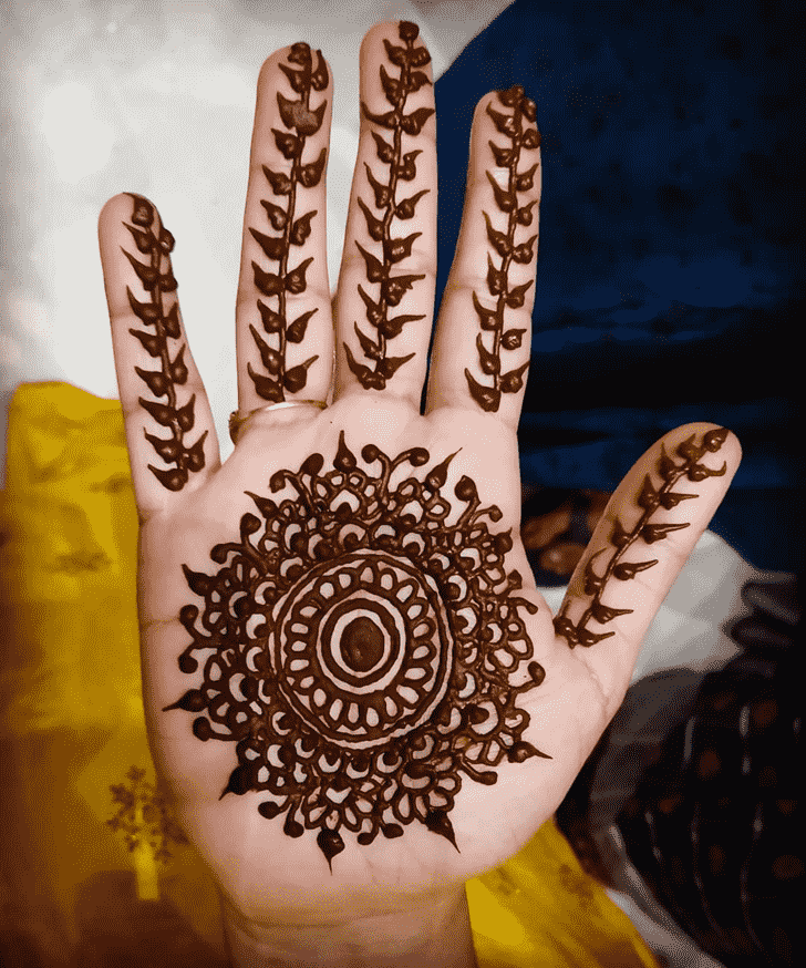 Ideal Pongal Henna Design