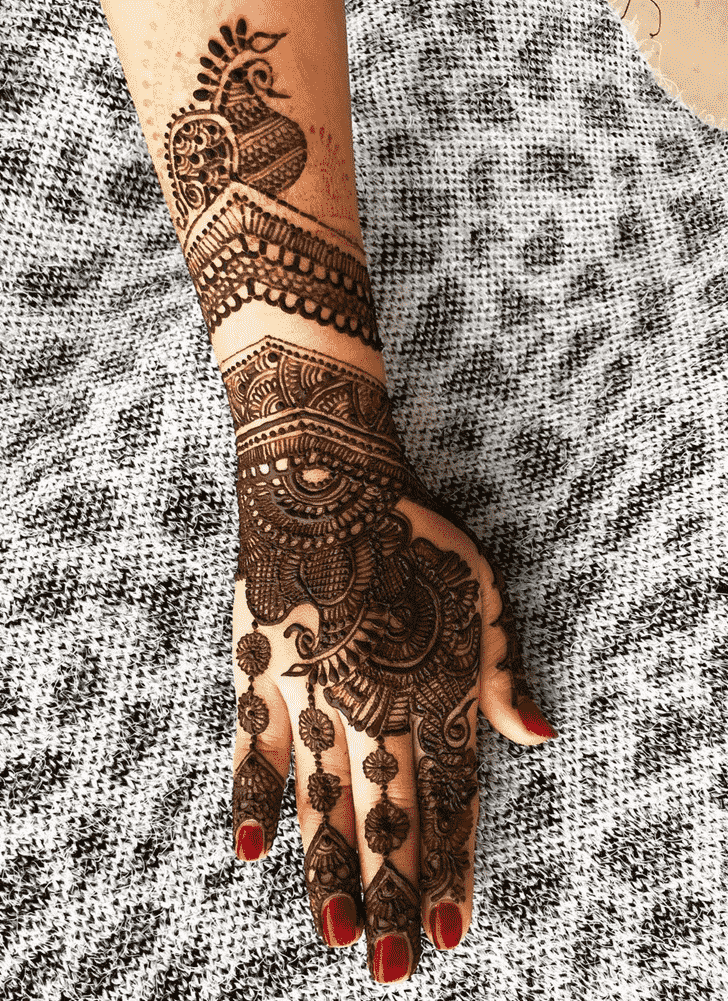 Magnetic Pongal Henna Design
