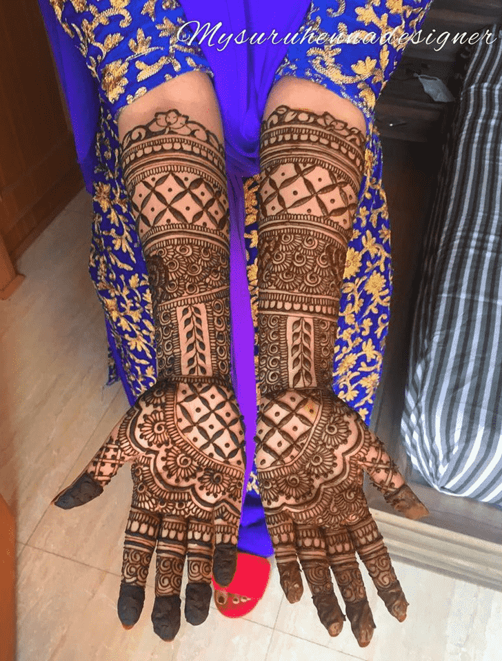 Nice Pongal Henna Design