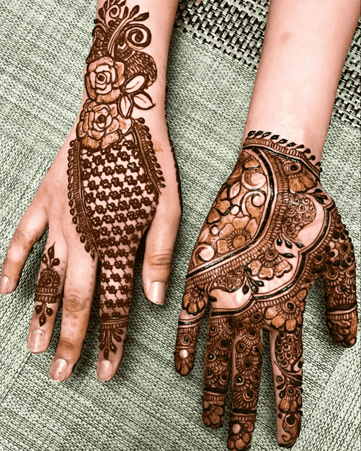 Magnetic Prayagraj Henna Design
