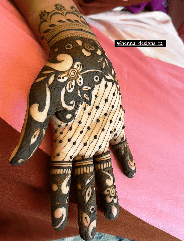 Delightful Puducherry Henna Design