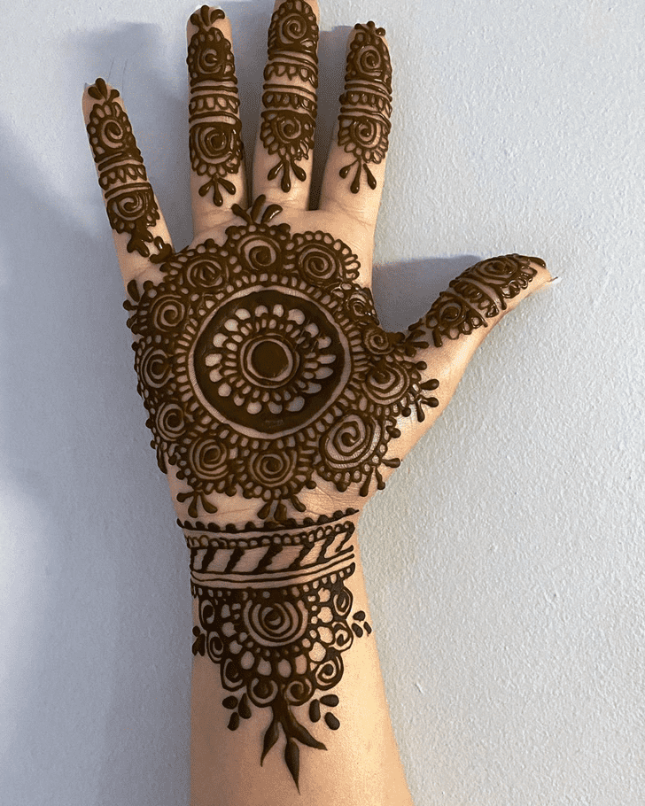Slightly Puducherry Henna Design