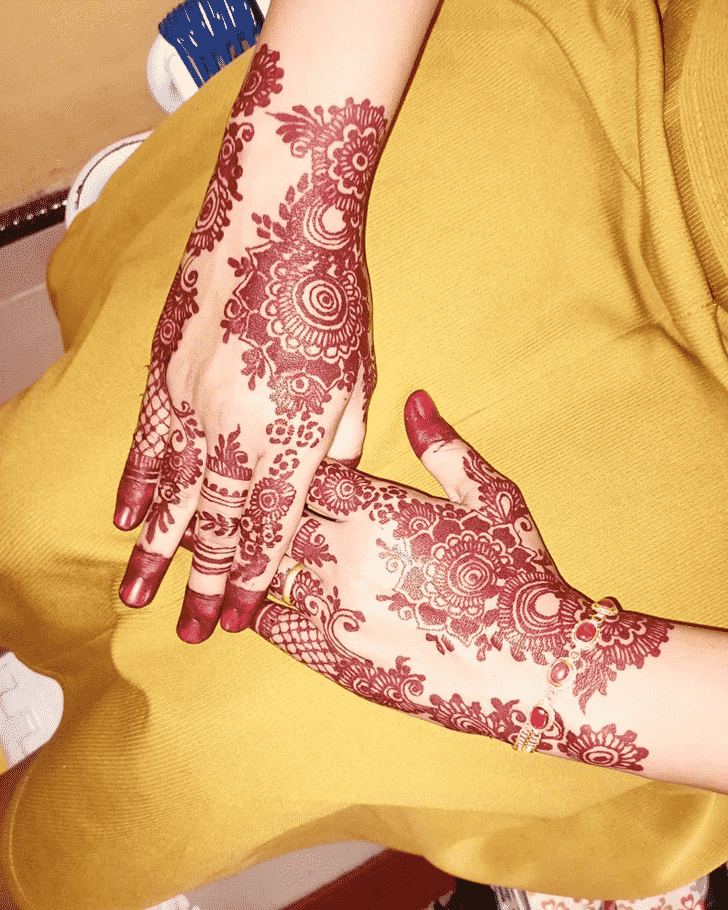 Angelic Punjabi Henna Design