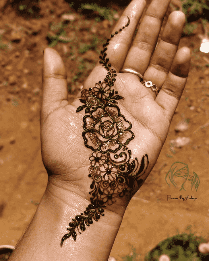 Beauteous Punjabi Henna Design
