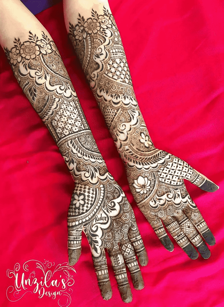 Enthralling Punjabi Henna Design
