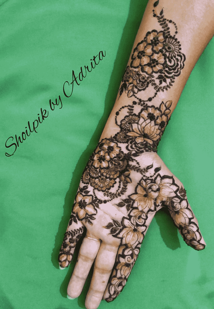 Magnificent Punjabi Henna Design