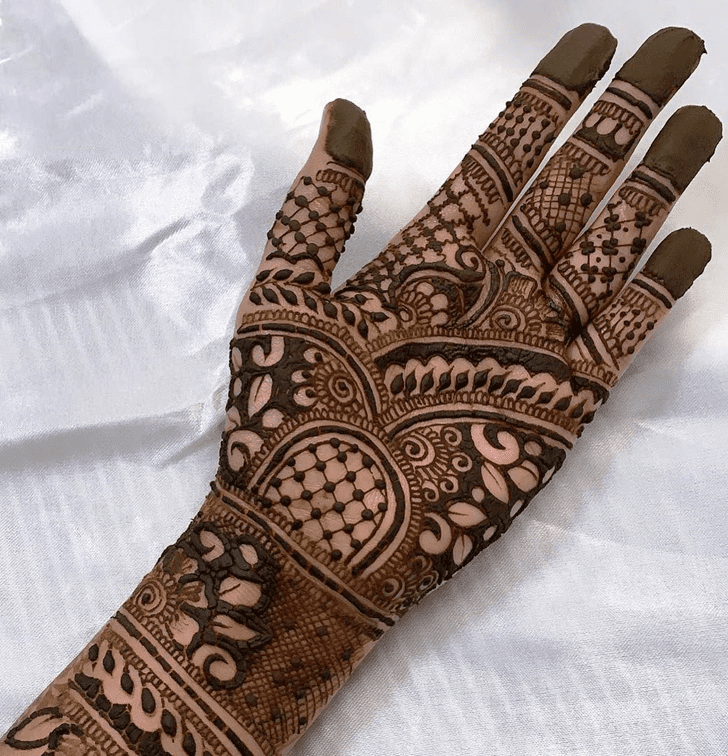 Pleasing Quetta Henna Design