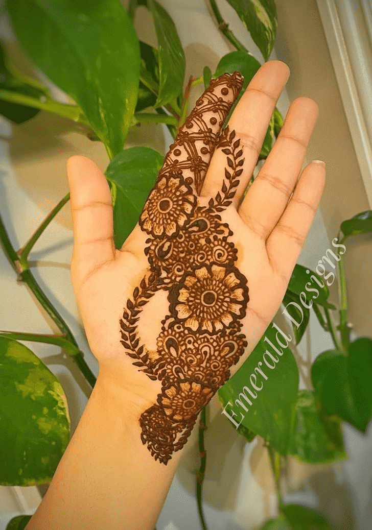 Captivating Raipur Henna Design