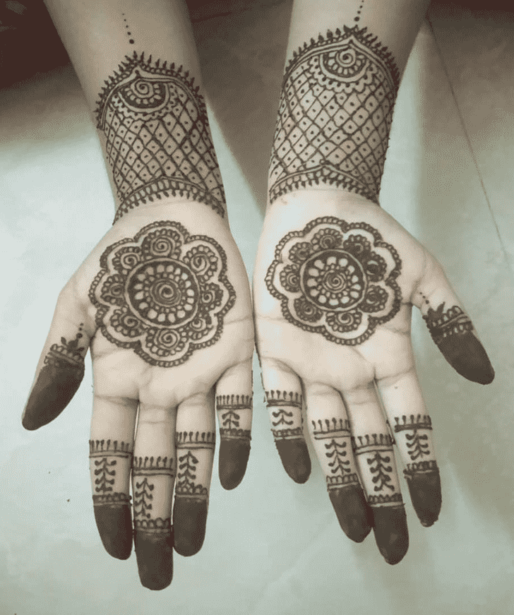 Dazzling Raipur Henna Design