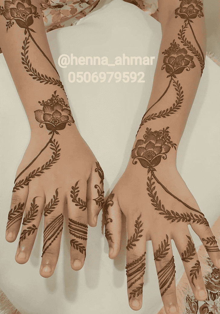 Enticing Raipur Henna Design