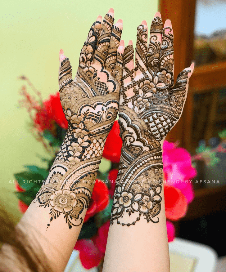 Excellent Raipur Henna Design