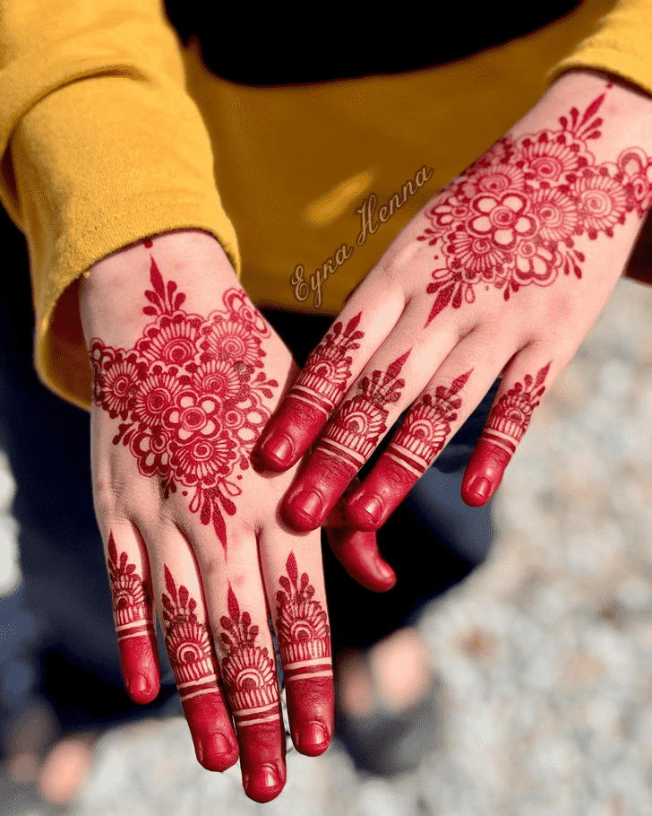 Mesmeric Raipur Henna Design