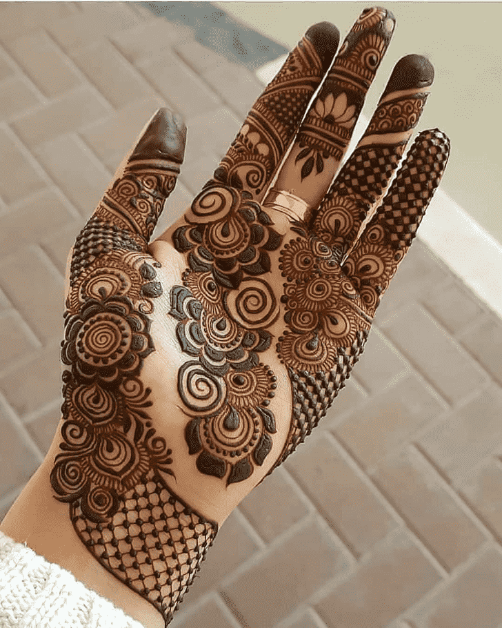 Slightly Raipur Henna Design