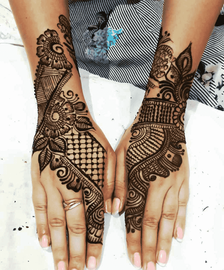 Alluring Rajasthani Henna Design