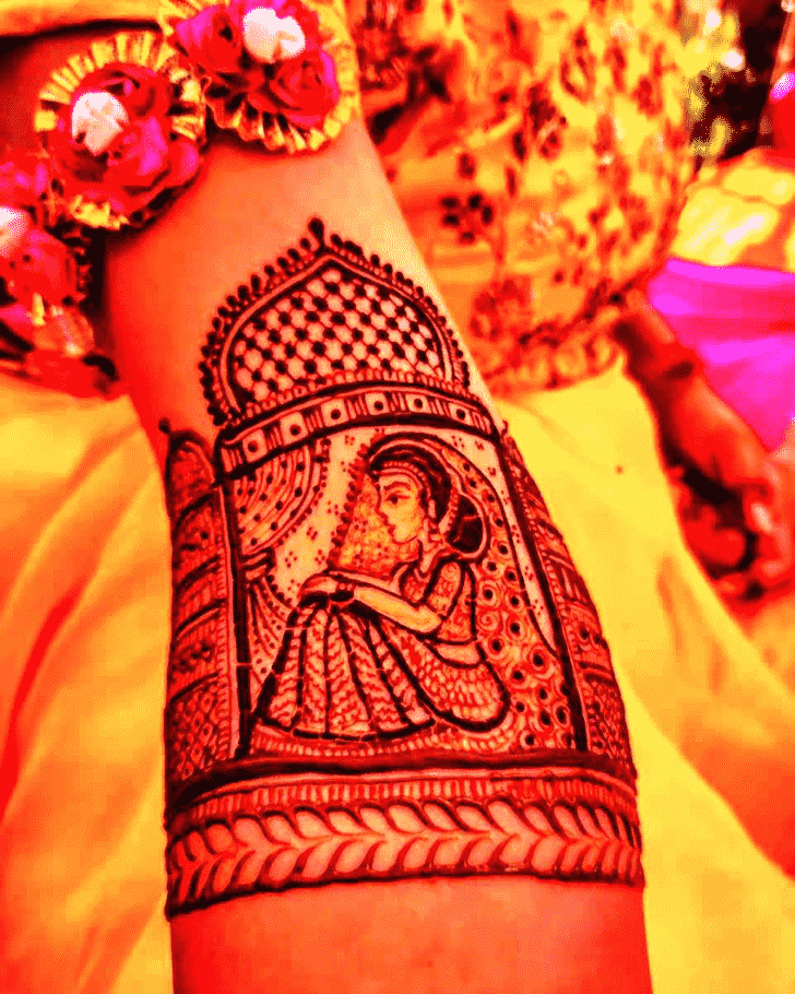 Bewitching Rajasthani Henna Design