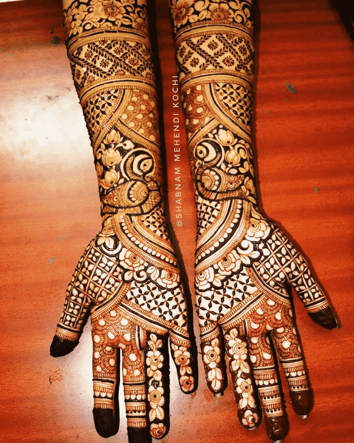 Excellent Rajasthani Henna Design
