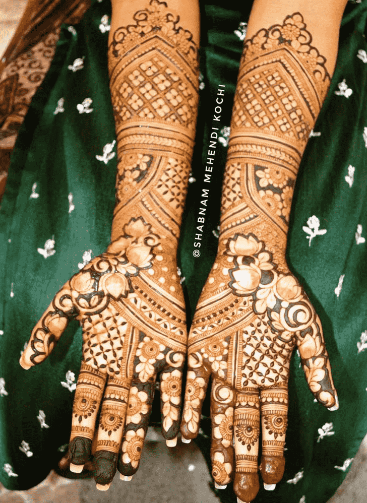 Fair Rajasthani Henna Design