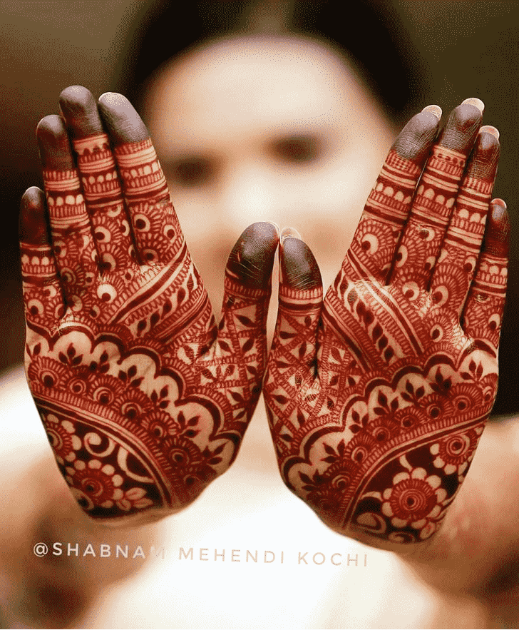 Fine Rajasthani Henna Design