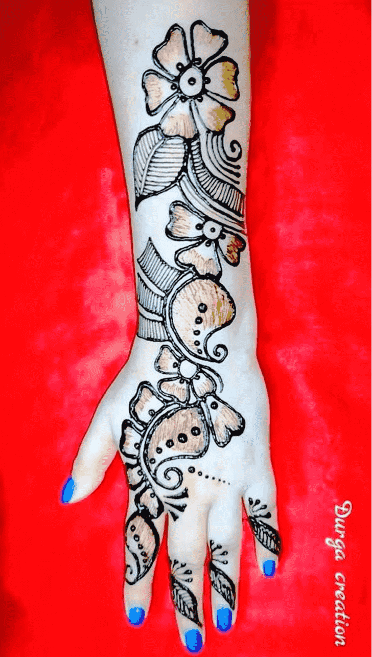 Marvelous Rajasthani Henna Design