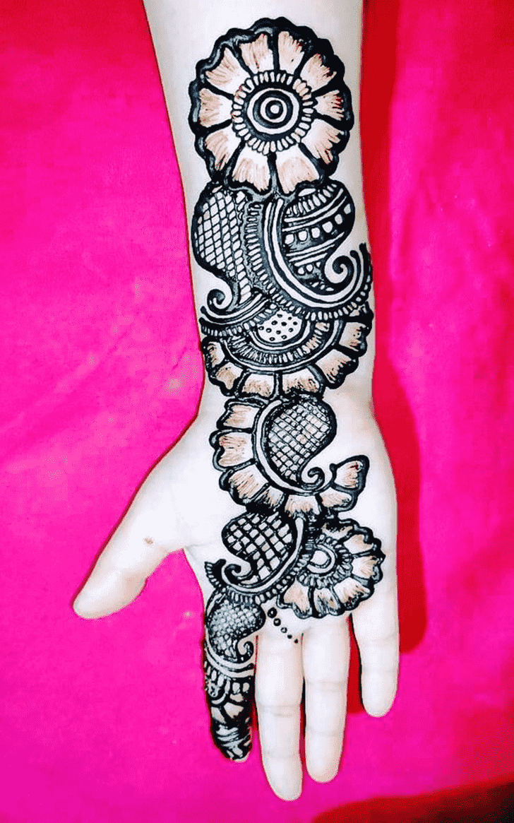 Nice Rajasthani Henna Design