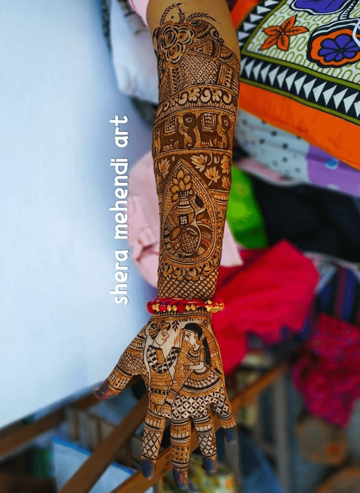Arm Rajshahi Henna Design