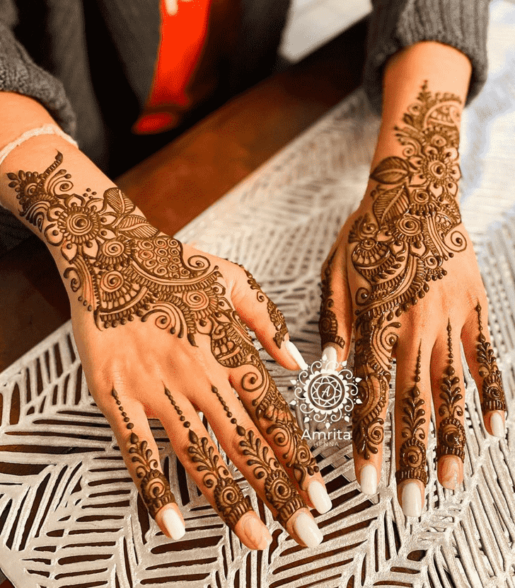 Delicate Rajshahi Henna Design