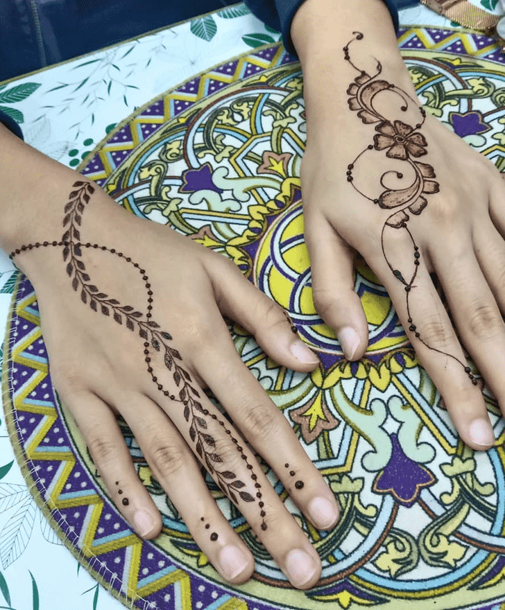 Slightly Rajshahi Henna Design