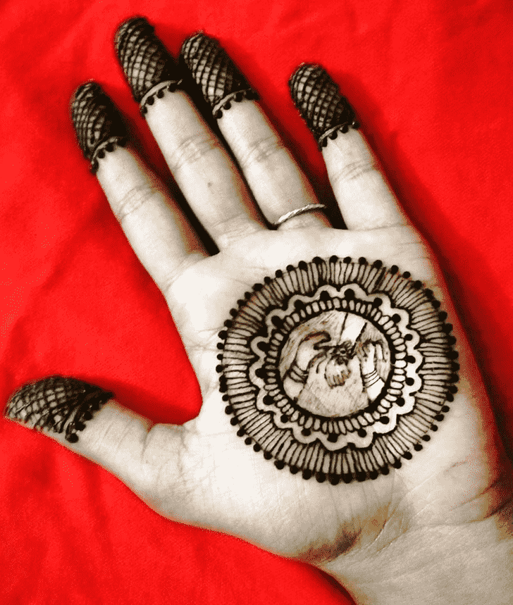 Arm Rakhi Special Henna Design