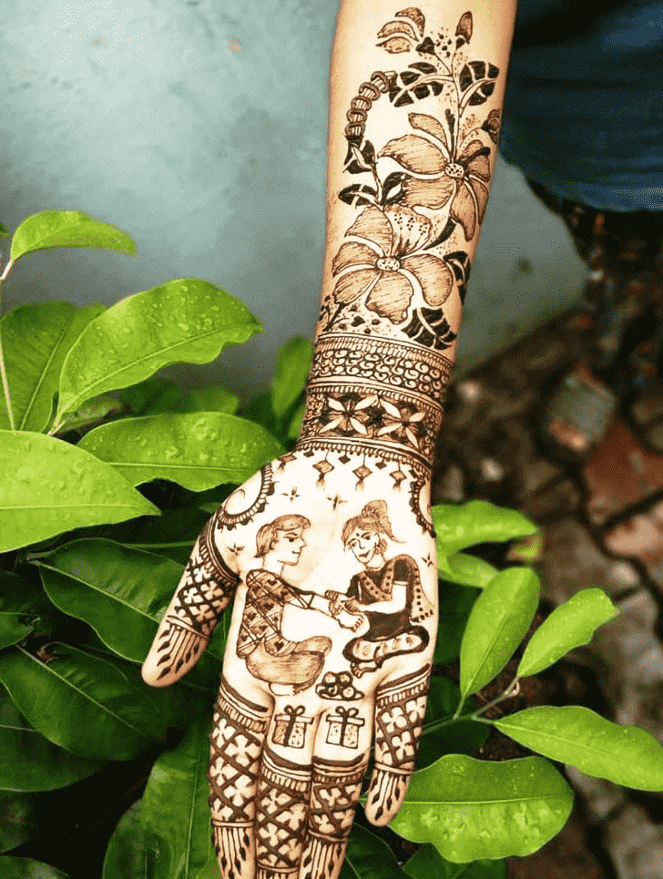 Excellent Rakhi Special Henna Design