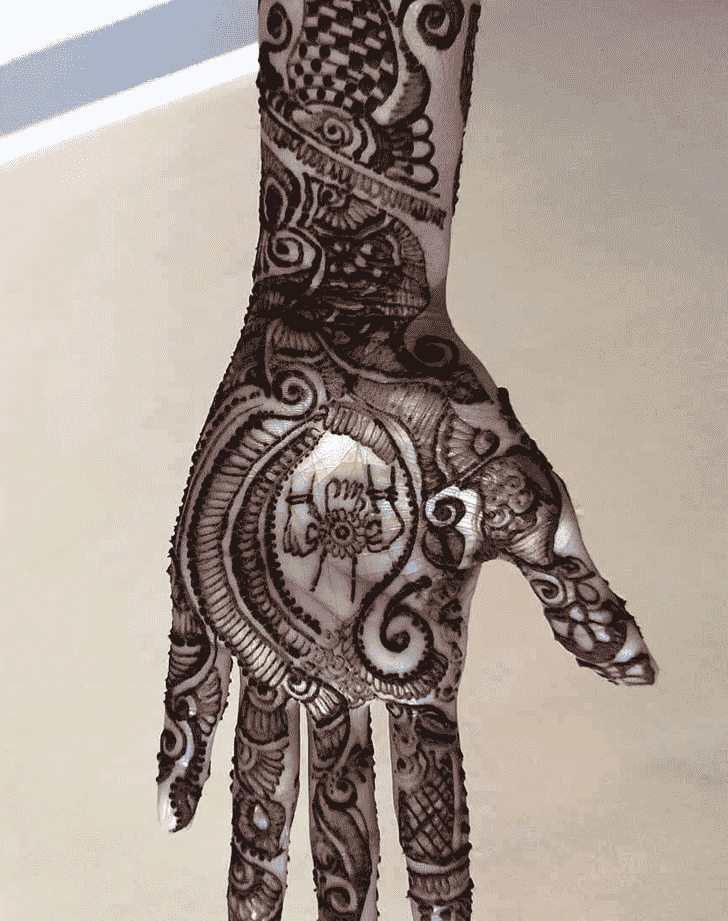 Mesmeric Rakhi Special Henna Design