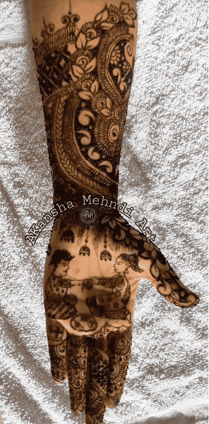 Superb Rakhi Special Henna Design