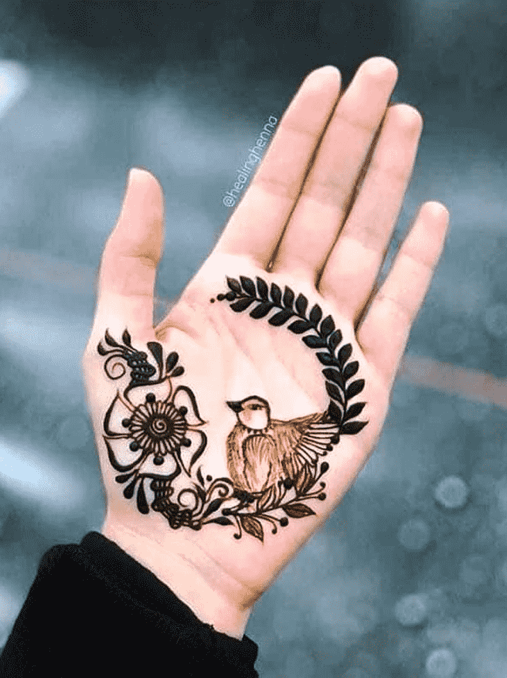 Arm Reverse Henna Design
