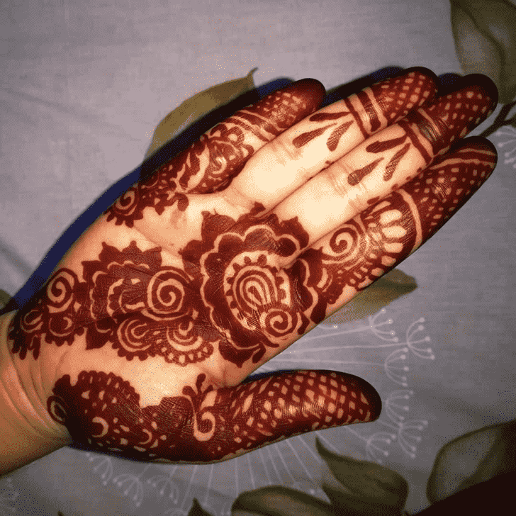 Right Hand Right Hand Henna design