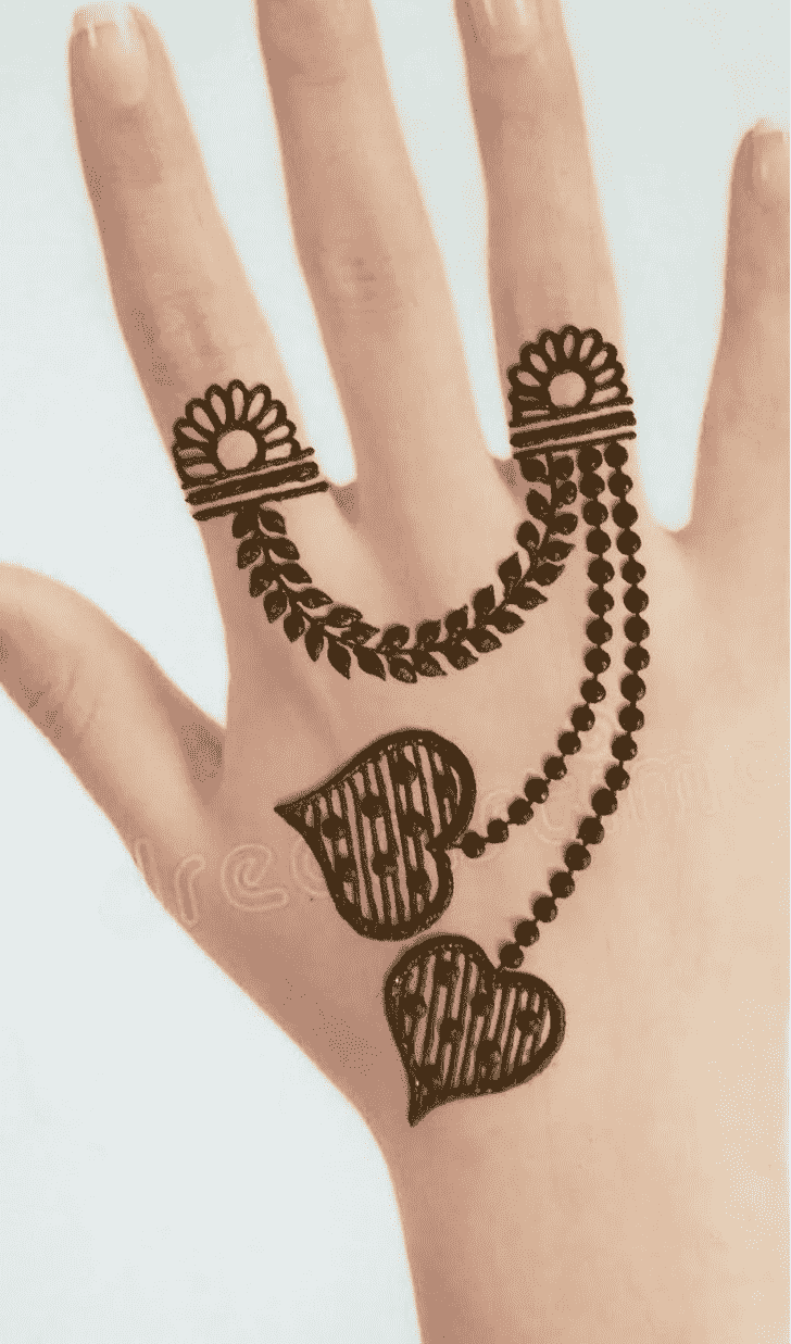 Gorgeous Ring Henna Design