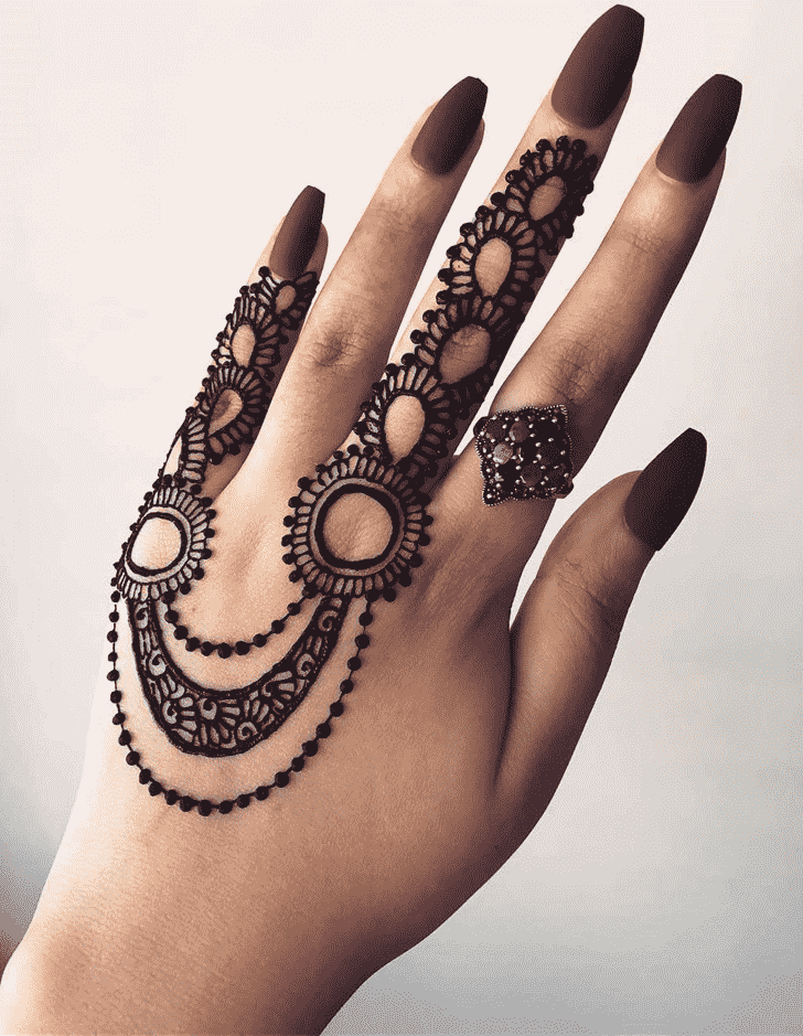Awesome Ring Henna Design