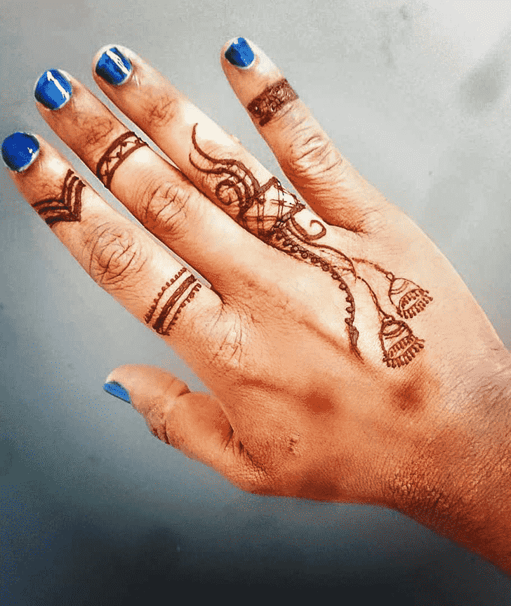 Magnetic Ring Henna Design