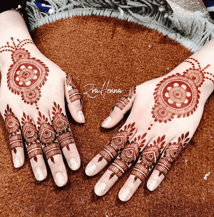 Stunning Ring Henna Design