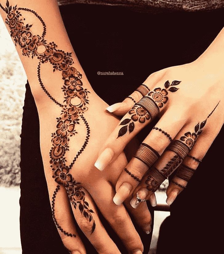 Fine Rishikesh Henna Design