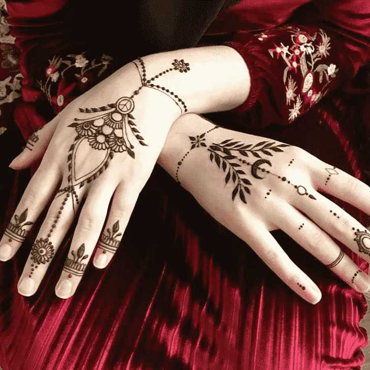 Pleasing Rishikesh Henna Design