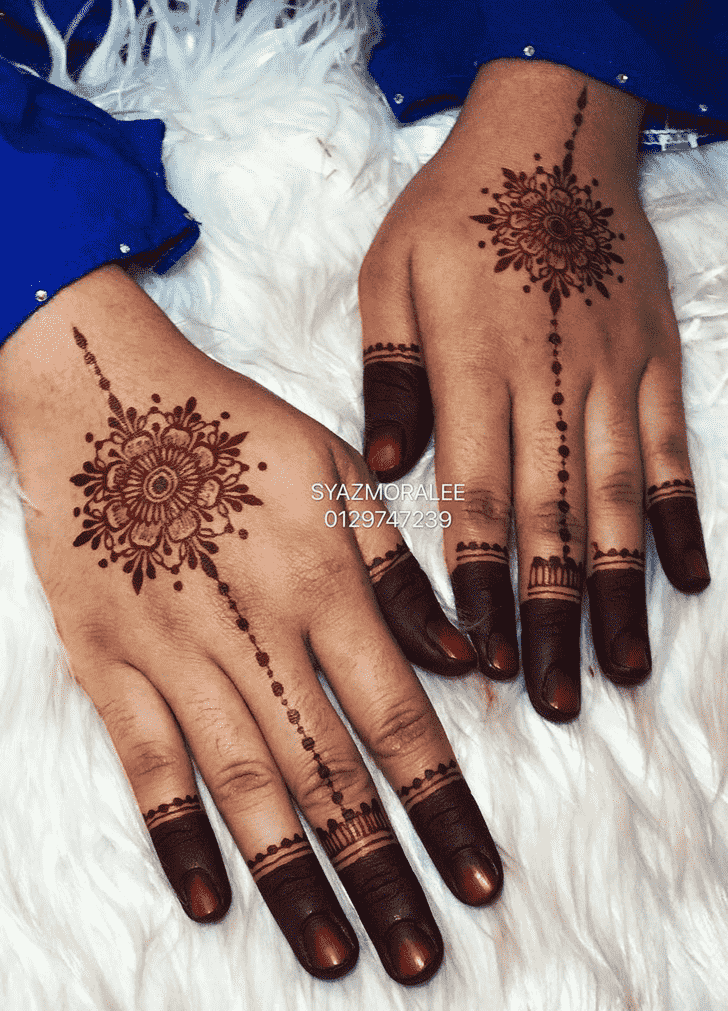 Adorable Rohtang Henna Design