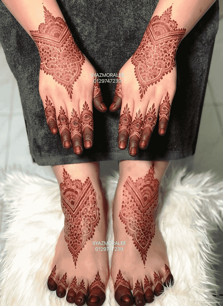 Alluring Rohtang Henna Design