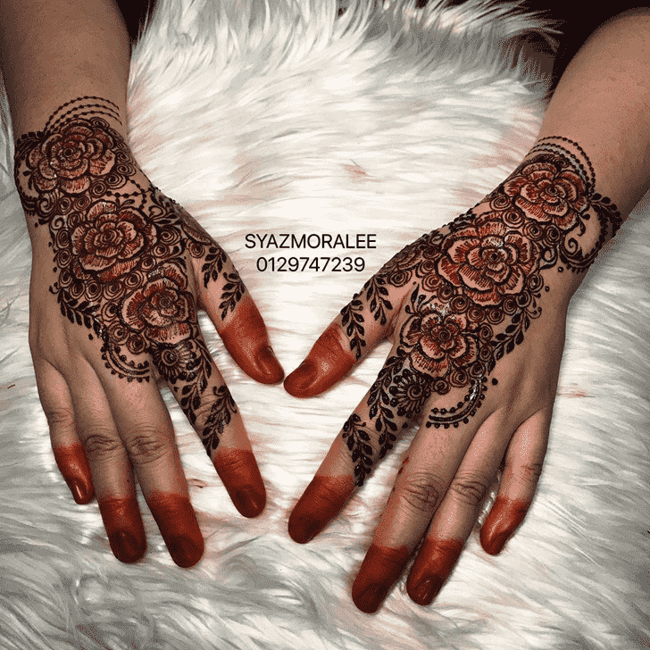 Elegant Rohtang Henna Design