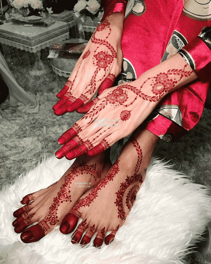 Pleasing Rohtang Henna Design