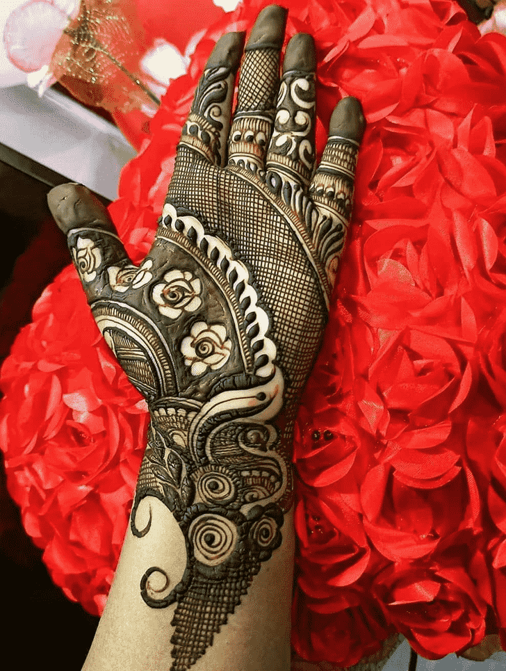 Fair Romantic Henna design