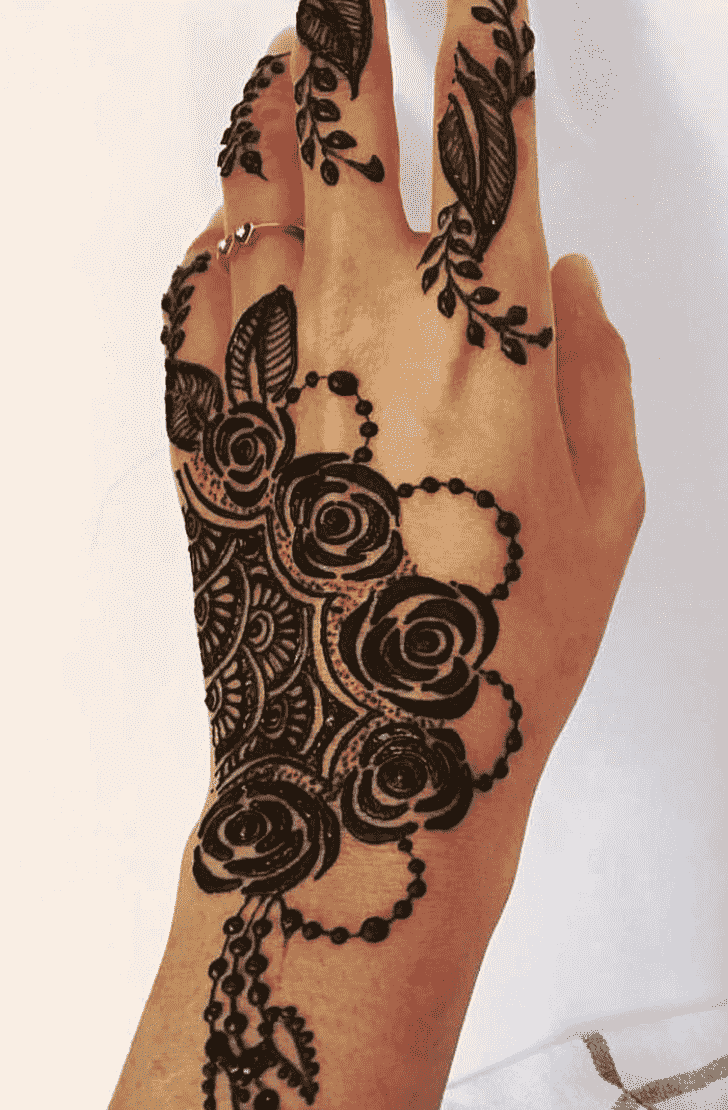 Delicate Rome Henna Design