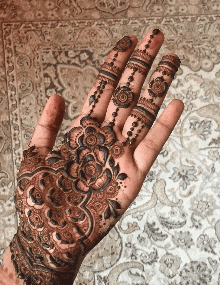 Fetching Roses Henna Design