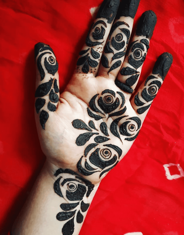 Marvelous Roses Henna Design