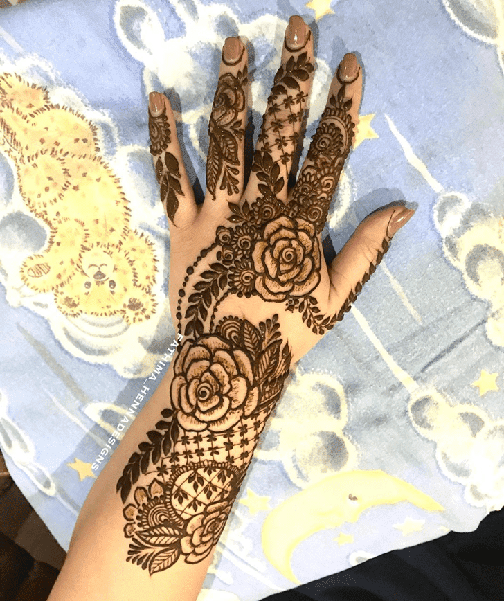 Ravishing Roses Henna Design