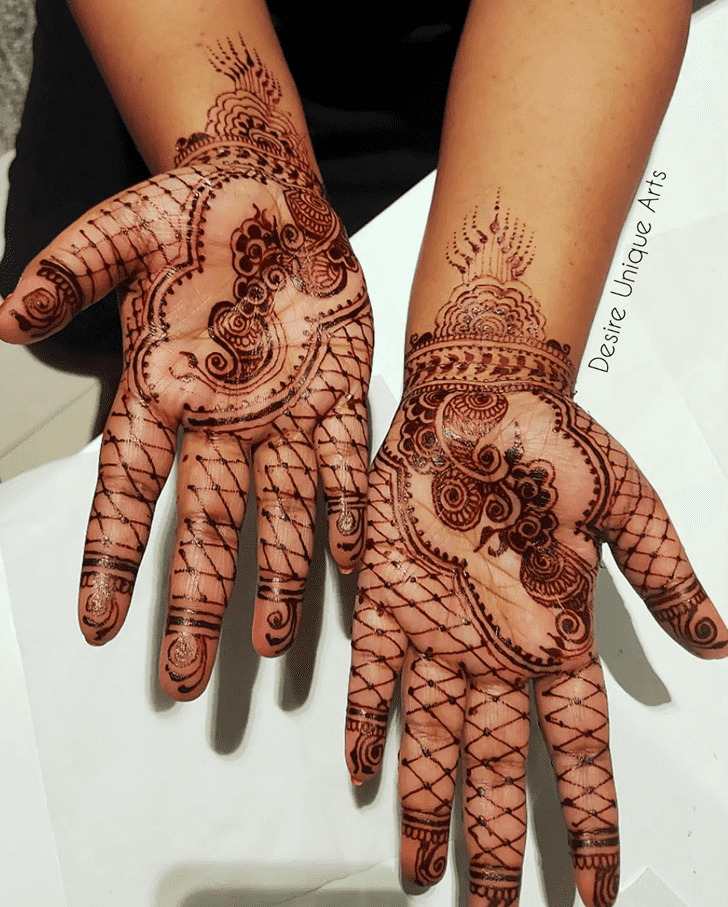 Adorable Russian Henna Design